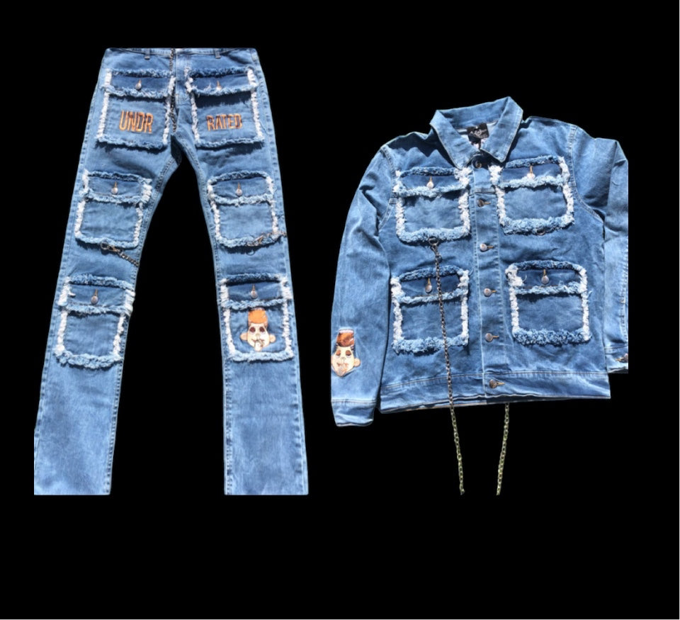 Acid Wash UndrRated Denim