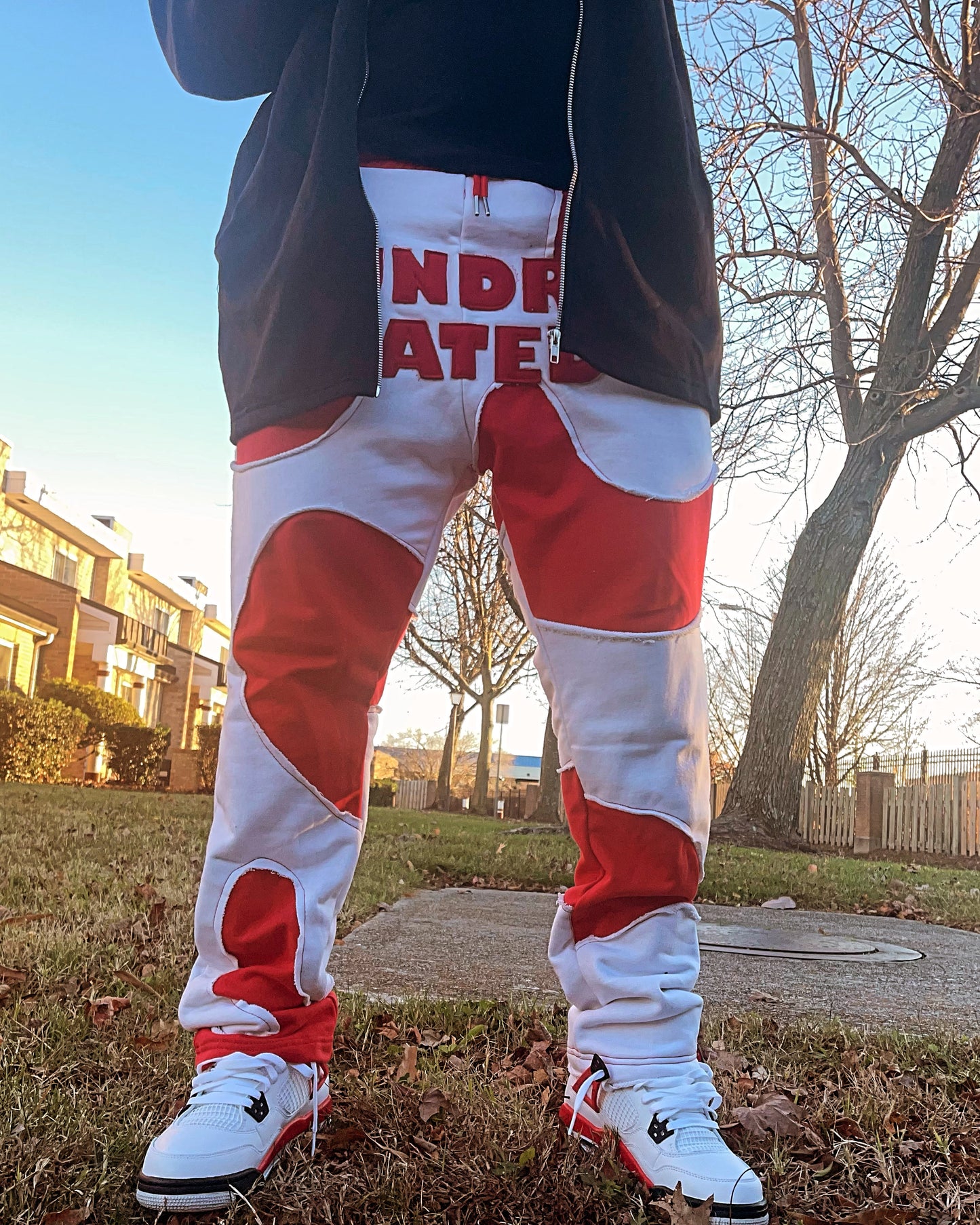 Patch Panel Sweatpants