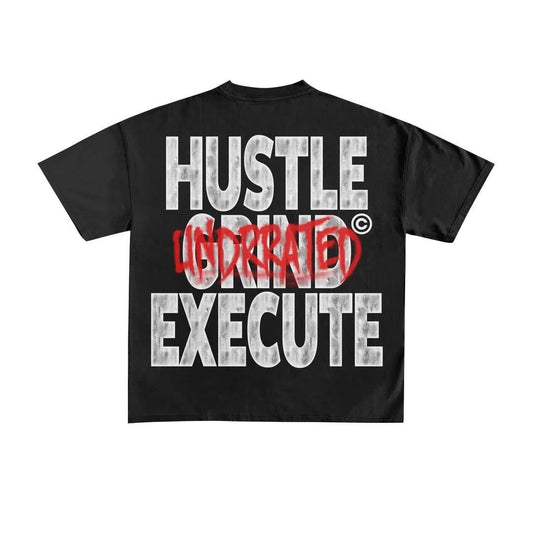 Hustle Grind & Execute Tee (Black)
