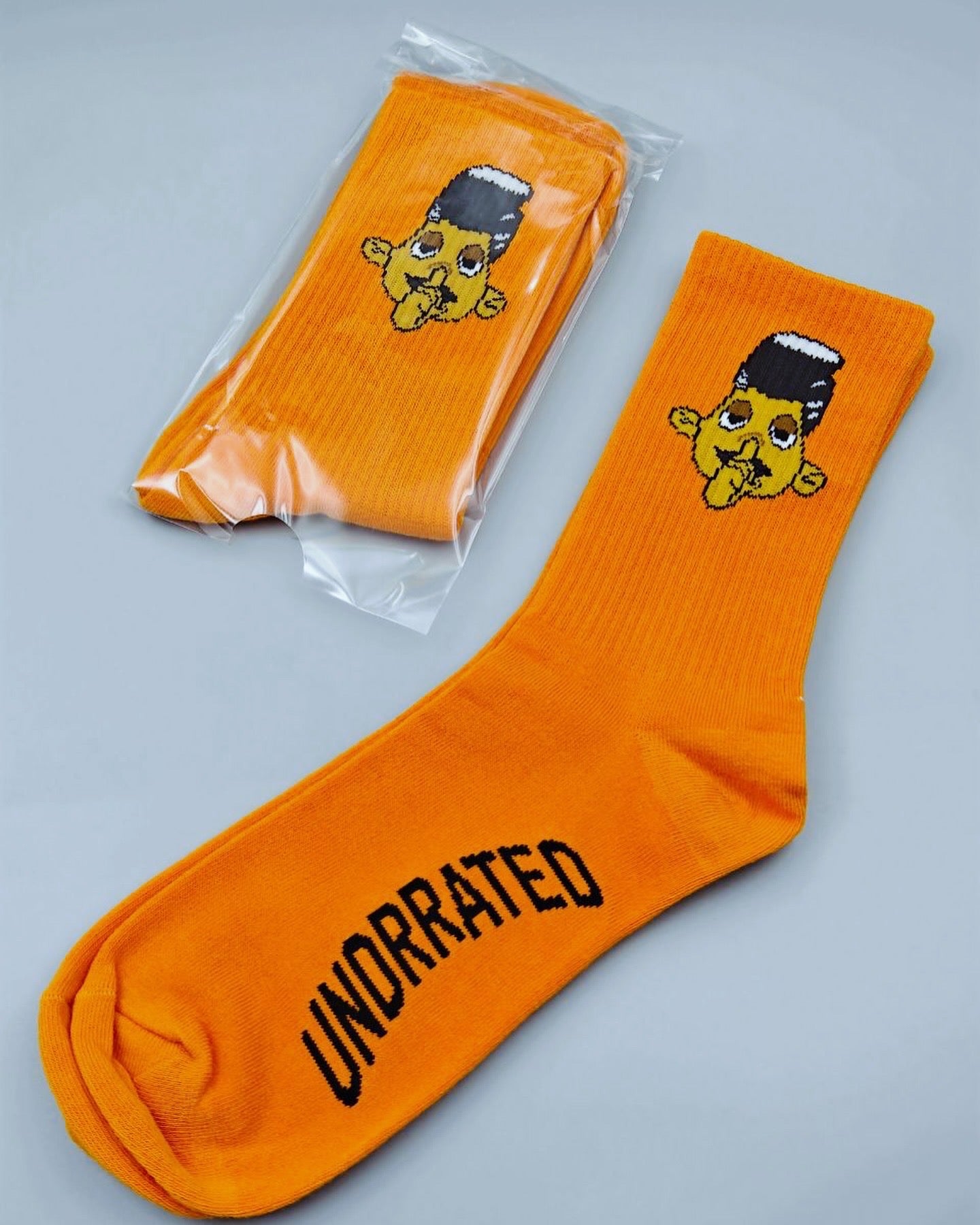 Cartoon Logo Socks