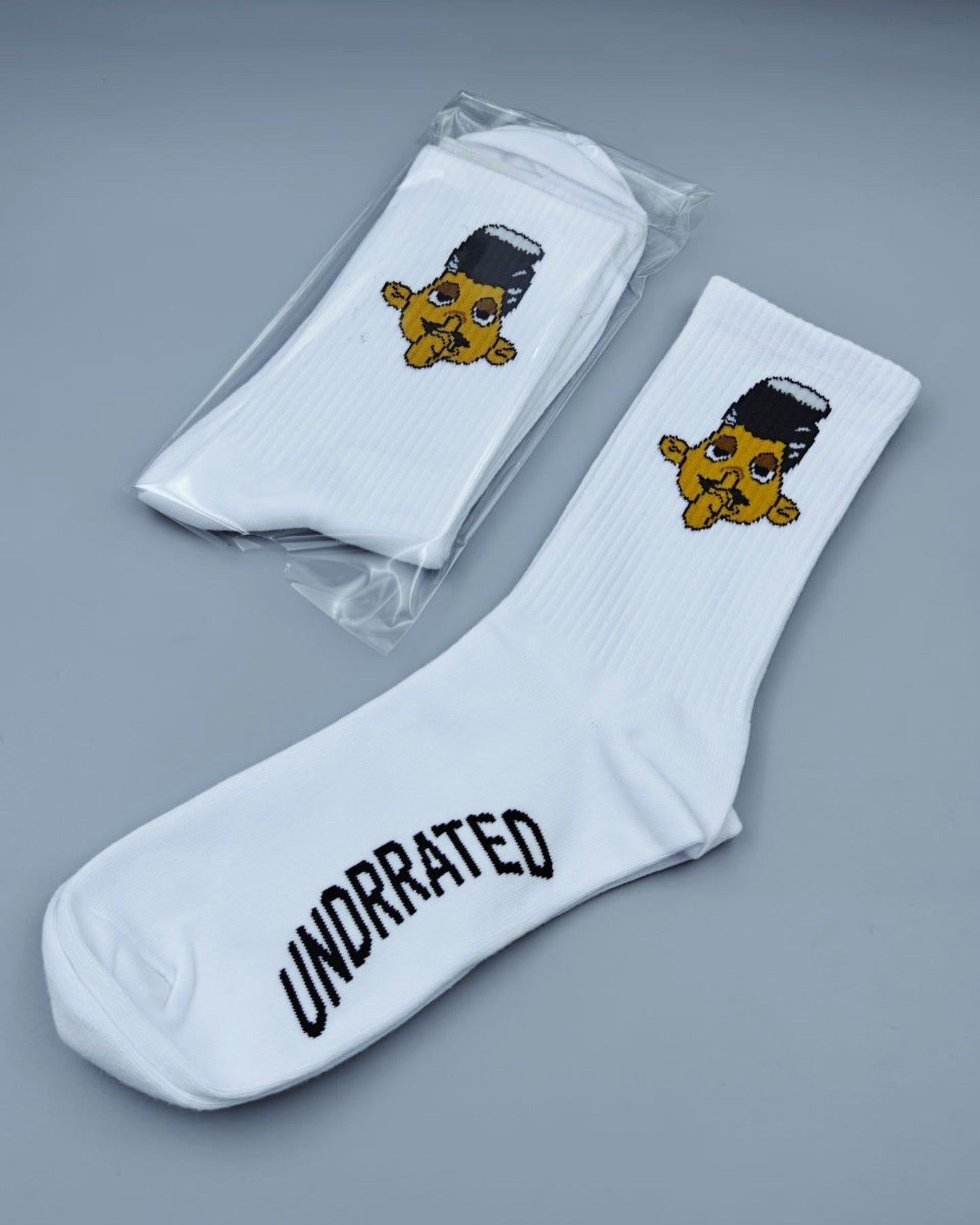 Cartoon Logo Socks