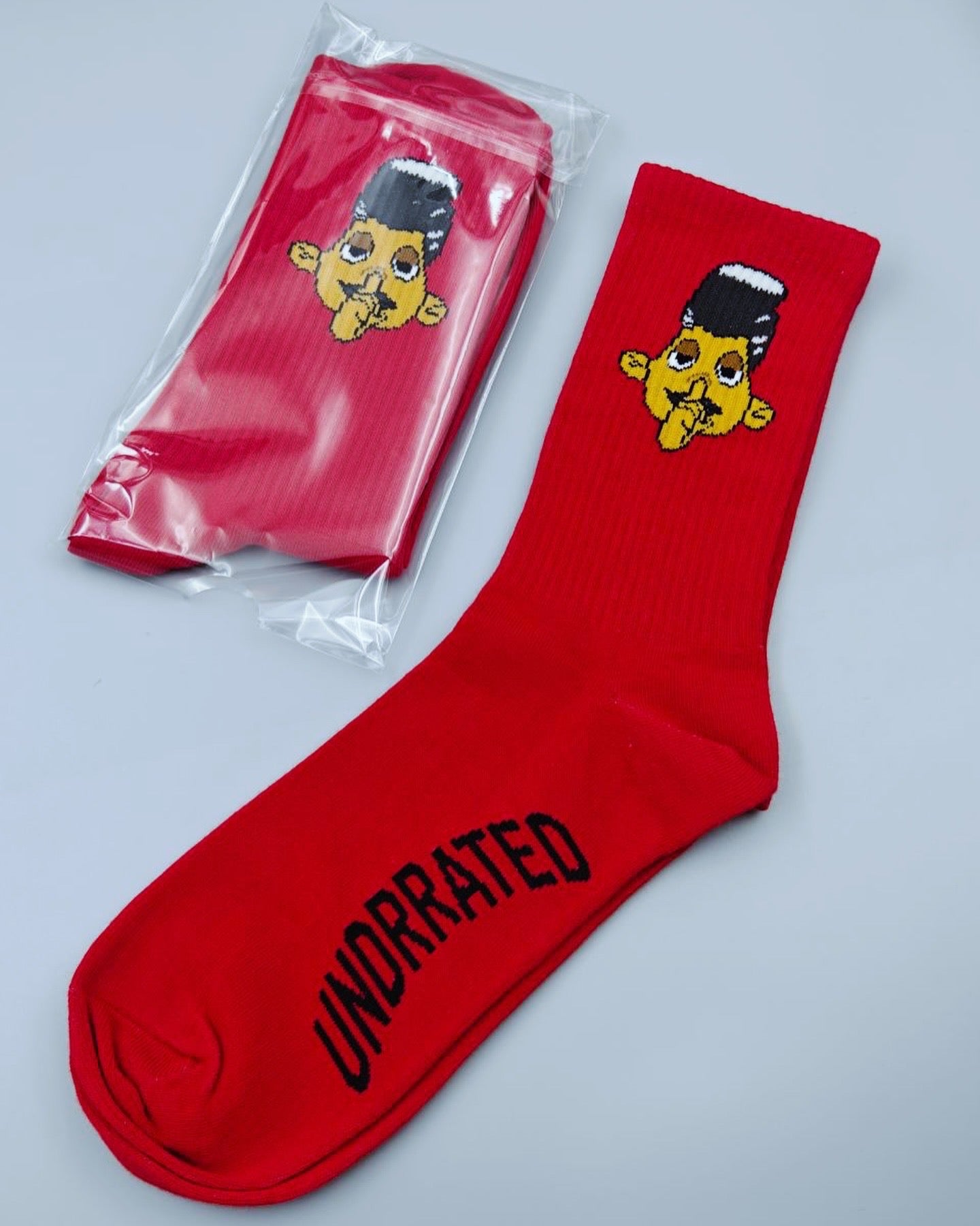 Cartoon Logo Socks