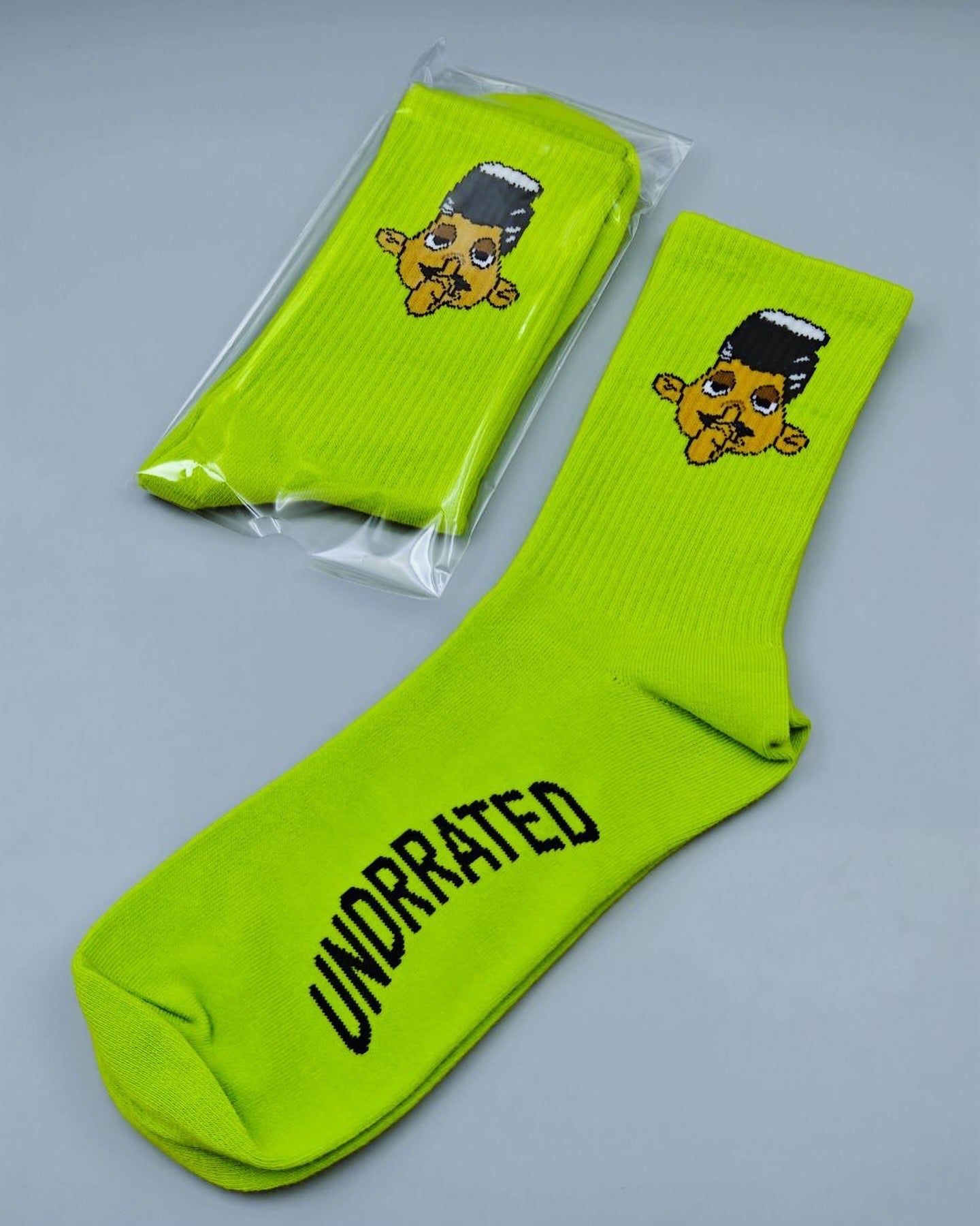 Cartoon Logo Socks